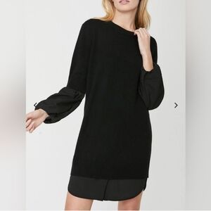Brochu Walker Black Ebella Layered Mini Dress size Small